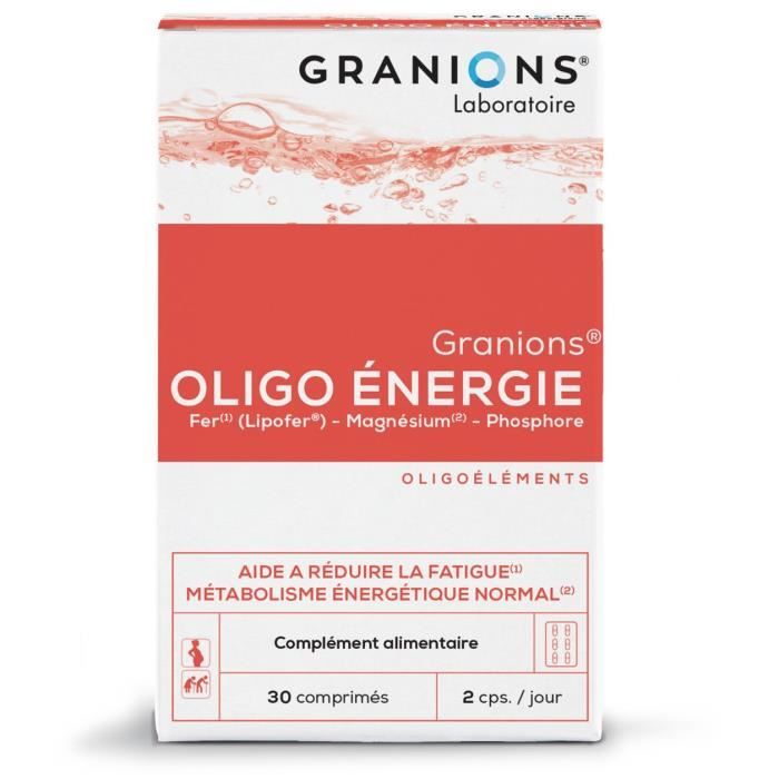 GRANIONS® OLIGO ÉNERGIE 30 COMPRIMÉS