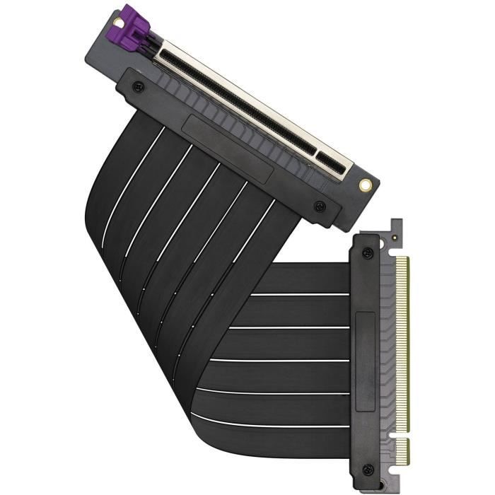 Cable PCI Express - COOLER MASTER - Riser Cable PCIe 3.0 x16 V2 - 200mm (MCA-U000C-KPCI30-200)