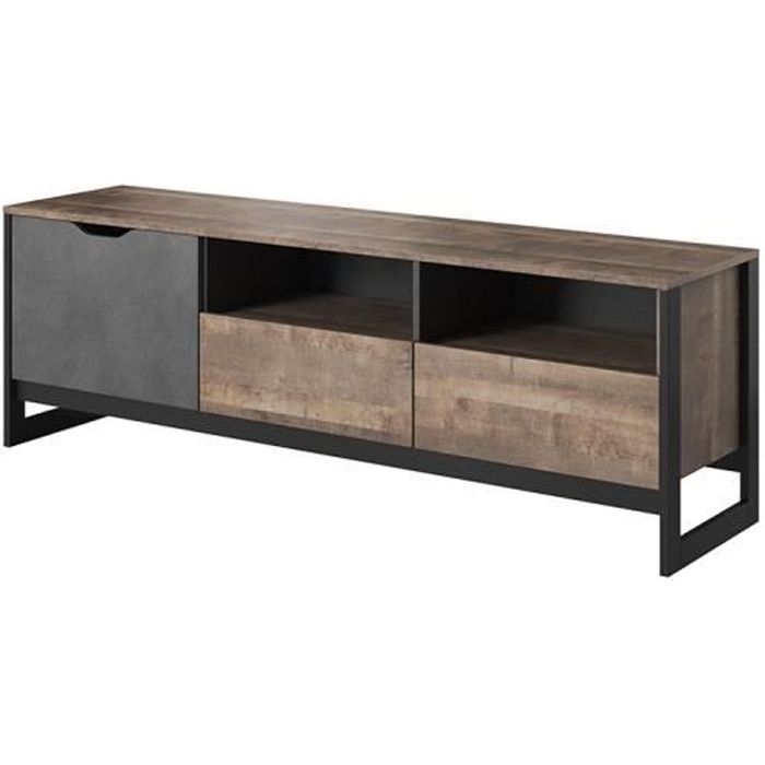 Meuble TV Industriel Ardan De 160 Cm - Bois
