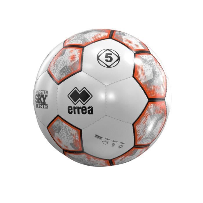 Ballon Errea magister skyline - blanc/noir/orange - Taille 5