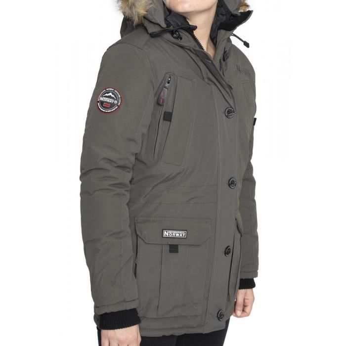 GEOGRAPHICAL NORWAY Doudoune AIRLINE Noir charbon - Femme