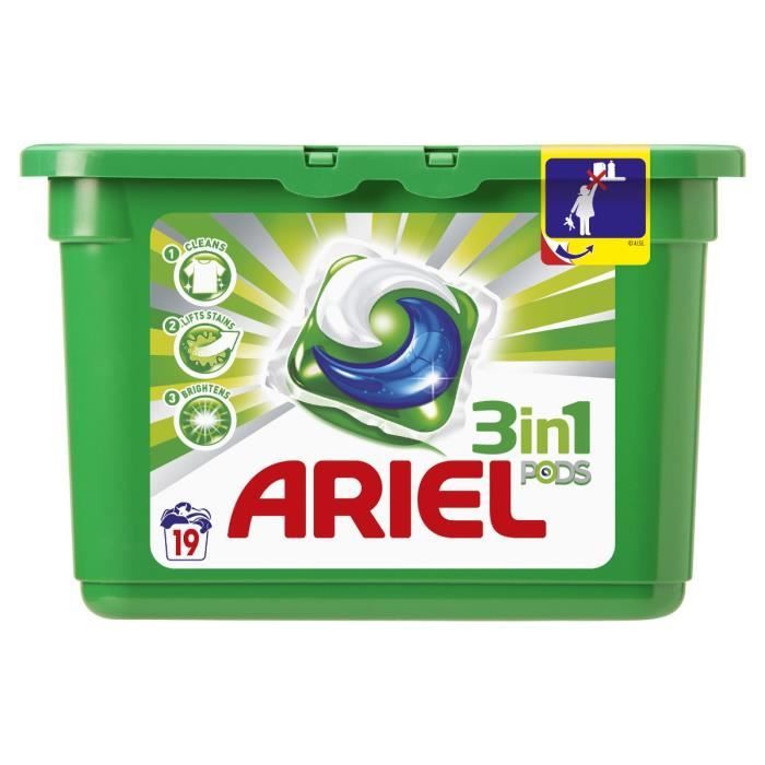 ARIEL PODS Lessive 19 doses parfum régulier