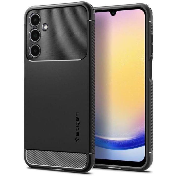 Coque Spigen Rugged Armor pour Samsung Galaxy A25 5G (Noir)