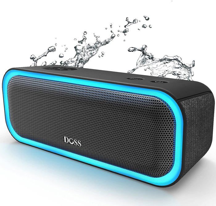 Enceinte Bluetooth Portable étanche IPX7 - Son Puissant, Lumières RGB, Appairage TWS