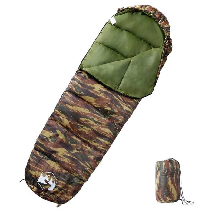 vidaXL Sac de couchage momie pour adultes camping 3 saisons sac de couchage de camping sac de couchage momie adulte sac 94497