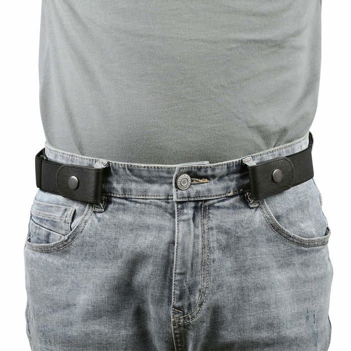 Ceinture sans boucle pour homme, ceinture élastique invisible