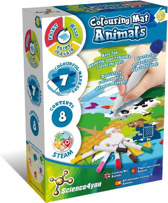 SES Creative 14789 – Kit Pompons Amis – Loisir Créatif Enfant Dès 3 Ans – Fabrique 6 Animaux Tout Doux En Feutrine Et Colle
