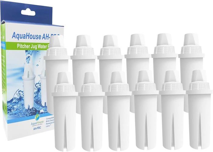 Aquahouse Filterkartuschen – 6 Stück, Kompatibel Mit Brita Classic, Kenwood, Laica & Mehr