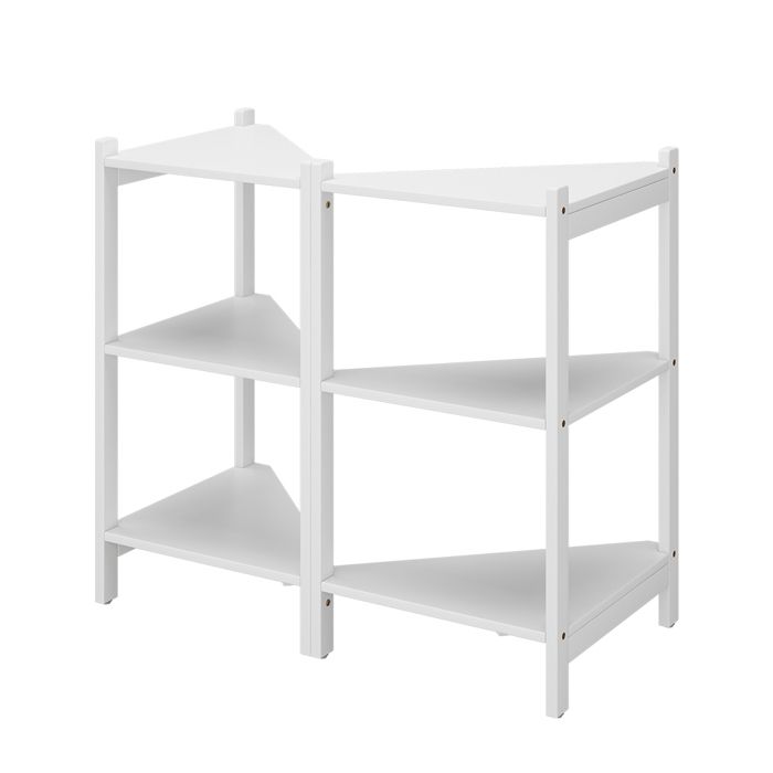 Meuble sous-lavabo Zeno 68x60.5cm Lot de 2 Blanc Vicco 53019