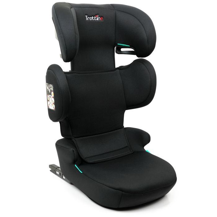 TROTTINE Réhausseur Isofix pliable R129 100-150 cm MANCHESTERFIX Shadow