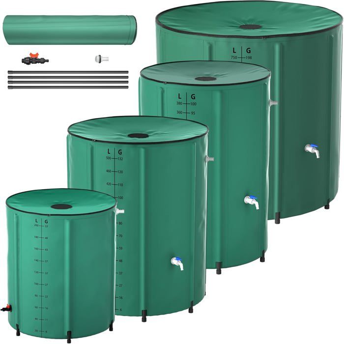 DKDDSSS Lot De 2 Bidons à Eau Pliables 8L Avec Robinet – Sacs D’Eau Portables Pour Camping, Randonnée & Urgences