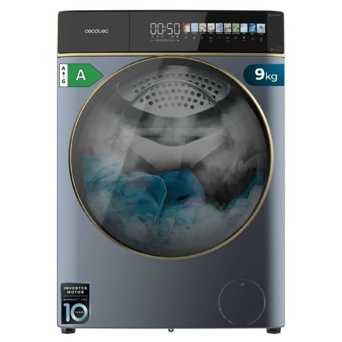 Cecotec Lave-linge autodose Bolero DressCode 9900 Autodose Inverter FullColor Ice Blue A - Cecotec
