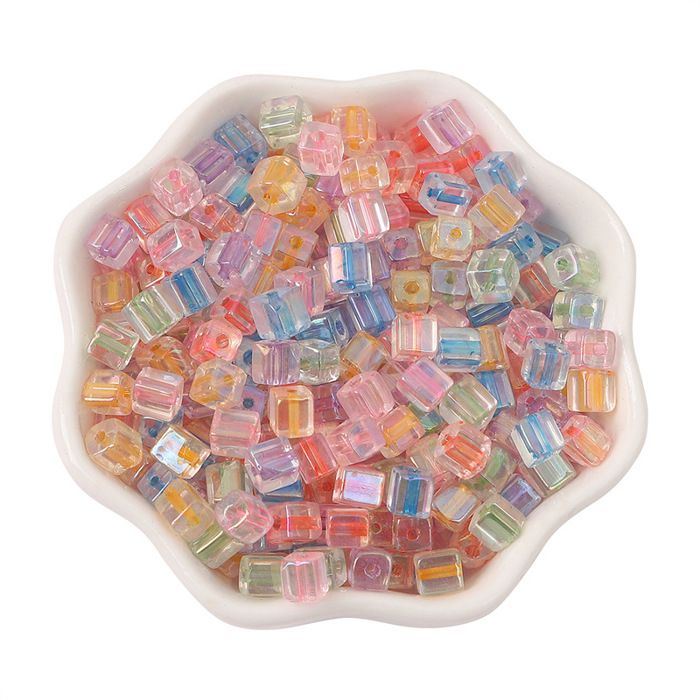 Lot de 200 perles de verre rondes colorées de 4-6-8 mm - Effet pierre Lot de 200 perles de verre rondes colorées de 4-6-8 mm - Effet pierre