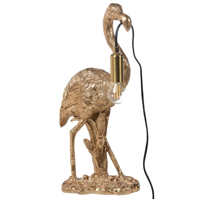 Lampe à poser Flamand rose VICE Doré