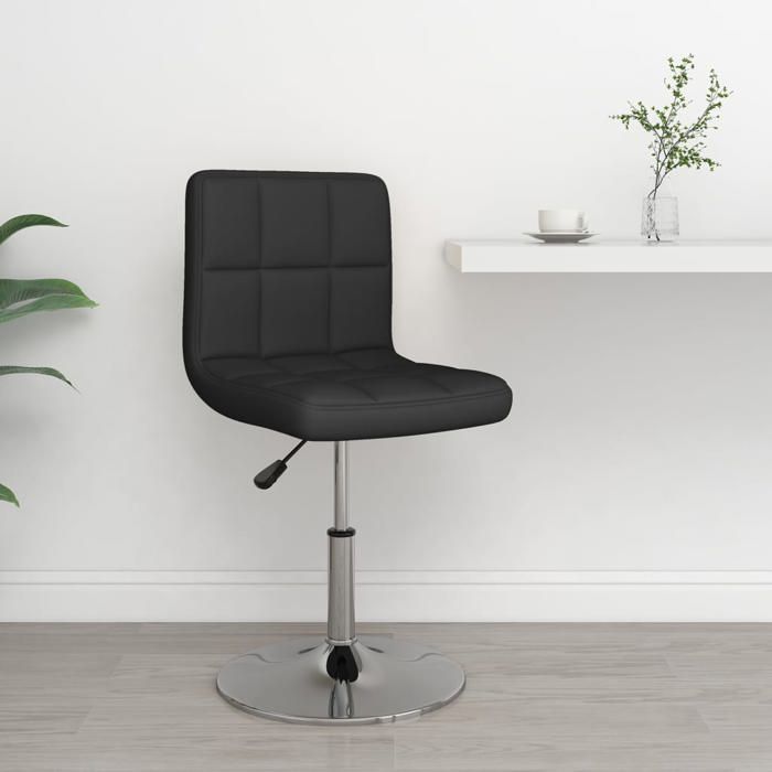 SOLDES dAutomneTabouret de bar - Tabouret Haut pour Bar-Cuisine - Noir Similicuir - 40x43x85.5cm 496