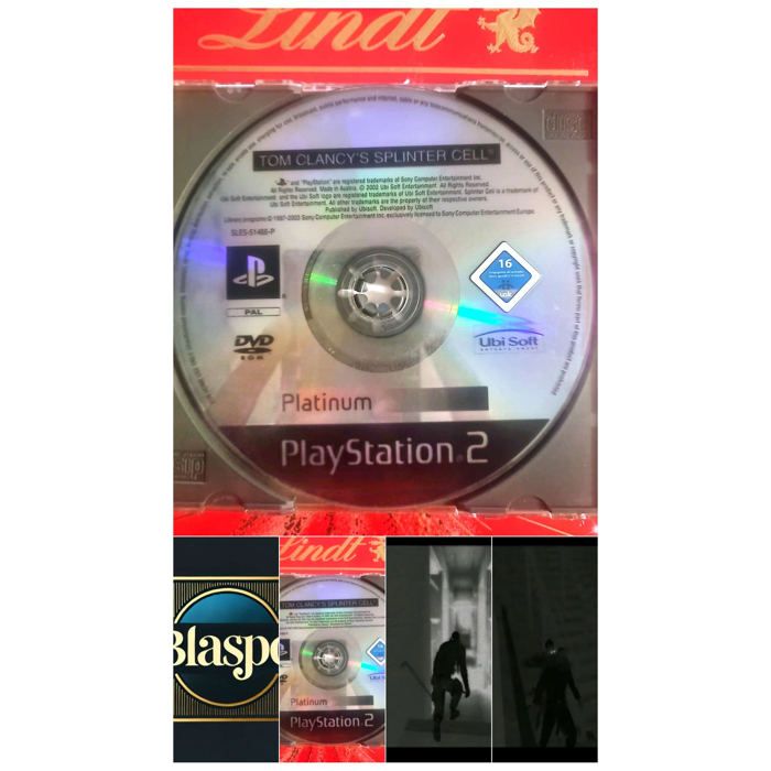 Ubisoft Tom Clancy’S Splinter Cell – Jeu PS2 – Cd Seul – Sans Boîtier – Version Platinum Pal