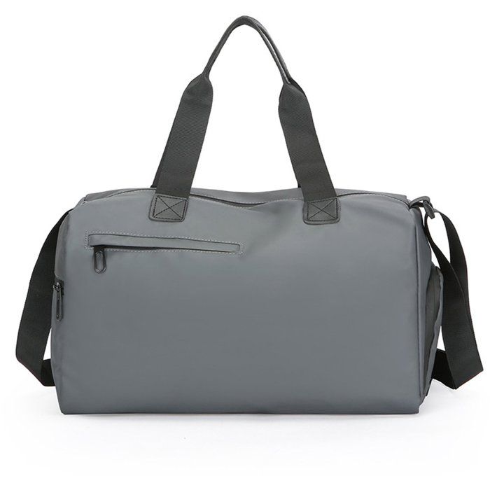 Sac De Sport Étanche Avec Compartiment À Chaussures Unisexe Pour Fitness Voyage Camping Gris 39*21*23 Cm