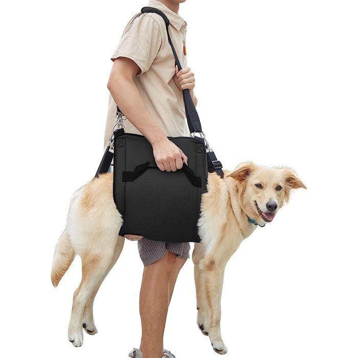 Harnais pour chien anti traction Chiens moyens et grands de sécurité lentraînement à la marche 38 x 97 cm Sac transport dos