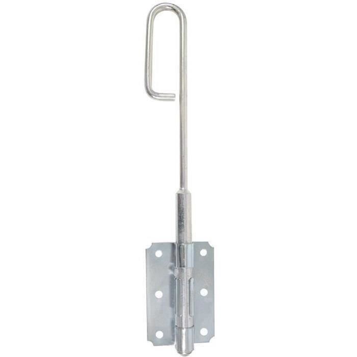 AFBAT - Verrou baionnette 14 l400mm zingué blanc