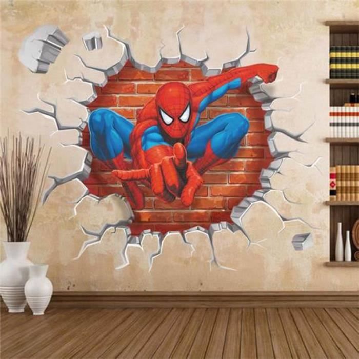 Poster Mural Spiderman Achat Vente Pas Cher