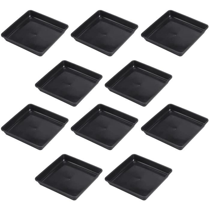 Lot De 30 Bases Rectangulaires En Plastique Noir Evemodel – Pour Jeux De Figurines Et Modélisme – Tailles Variées
