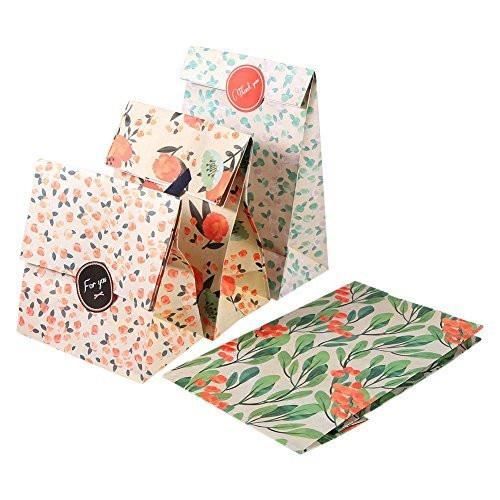 plus autocollant Dans 3 Designs Sacs en papier dans le 15er Pck 20 cm x 13 cm