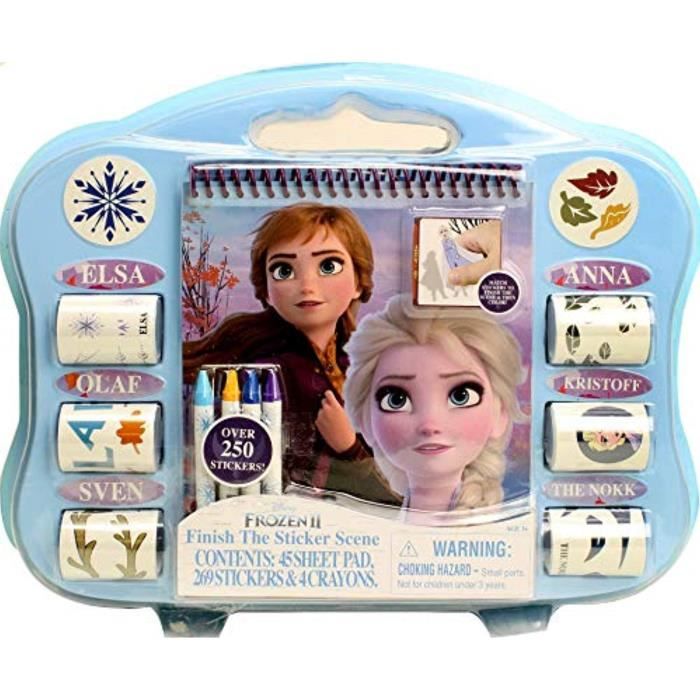 Disney Frozen Activite Fourre Tout Tube Anna Elsa Olaf Coloriage Autocollants Crayons Bijoux Swaales Org Ls