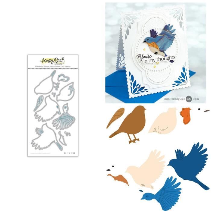 ORIGACH Kit Timbres Animaux Et Matrices Découpe - Étiquettes Signets Scrapbooking Et Cartes Fait Main