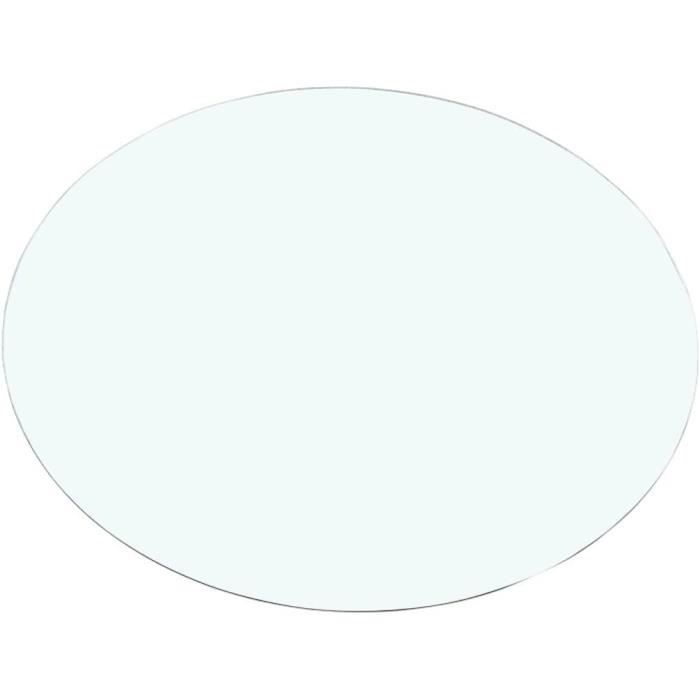Moneta Couvercle en Verre Borosilicaté avec Rebord en Acier