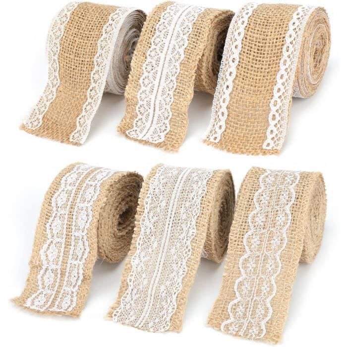 3 Pièces Noël Cordes De Jute Et Ficelle De Coton Rouleaux, 984 Pieds Rouge Blanc Vert Ficelle De