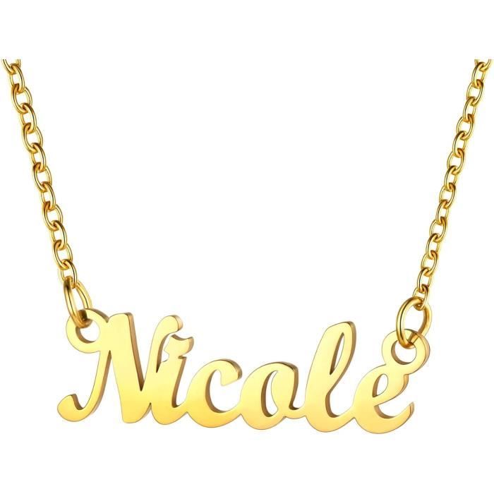 Collier Pendentif Buste De Femme Minimaliste - En Acier Inoxydable Plaqué Or, Sans Marque, Neuf Sans Emballage - Style épuré Et Moderne