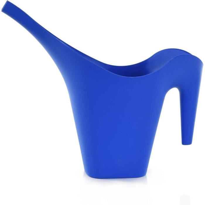 Arrosoir Plastique 2 Litres Synx Tools - Couleur Bordeaux - Bec Avec Diffuseur Amovible - Intérieur/Extérieur