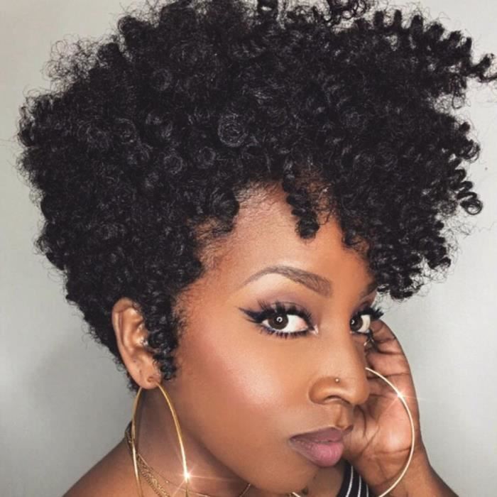 perruque cheveux afro naturel
