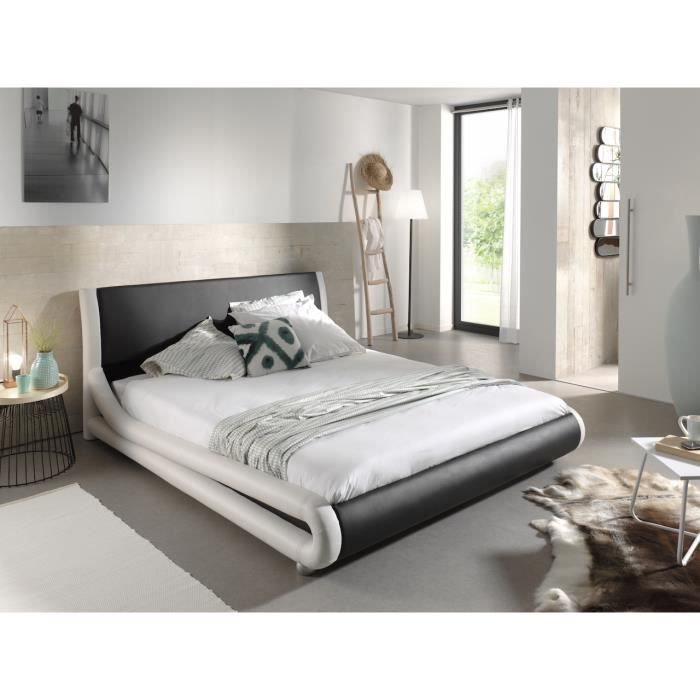 Imagina Lit Adulte Contemporain Simili Blanc Et Noir