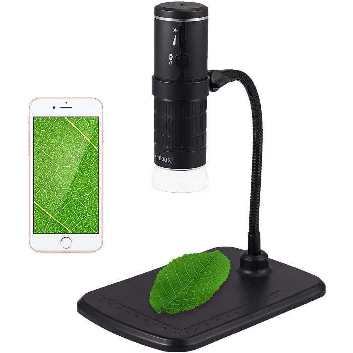 Microscope Numérique 1000X Portable, Microscope De Poche Mini