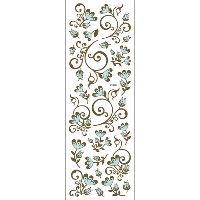 Transfert Pour Bougie Classique Volutes Florales Graine Creative Bleu Achat Vente Bougie Decorative Soldes Sur Cdiscount Des Le 20 Janvier Cdiscount