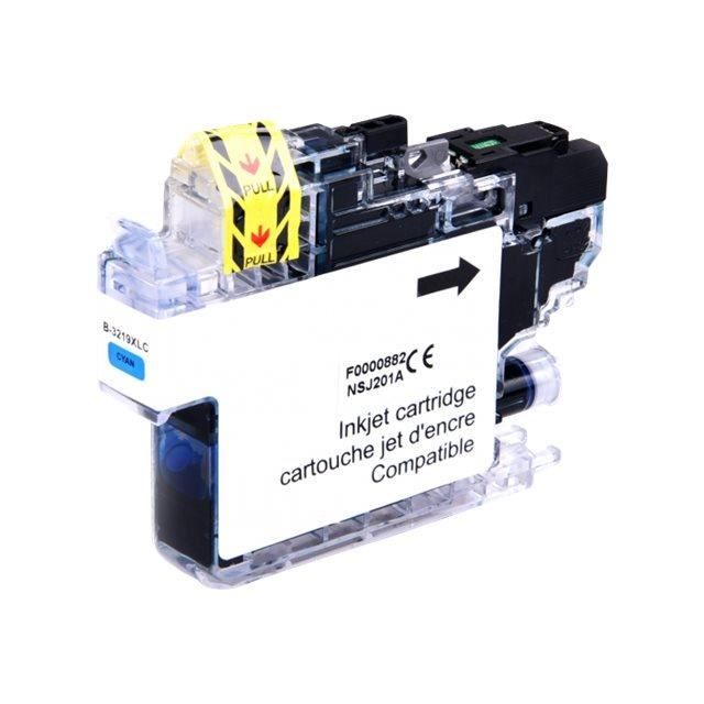 Cartouche encre UPrint compatible BROTHER LC3219 C Cyan Neuf - vue 2