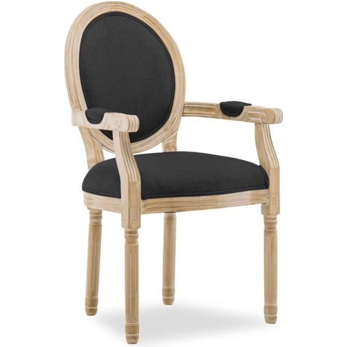 Fauteuil Baroque Louis XV/XVI Par HTDECO, Bois De Hêtre Et Mousse, Blanc