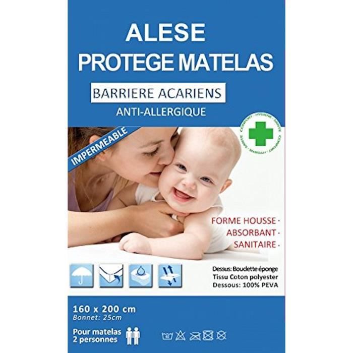 animal domestique UTTU Lot de 2 alèses imperméables 100 % bambou 100 x 200 cm Protège-matelas pour bébé 100 x 200 cm Anti-acariens Respirantes enfant Anti-allergie 