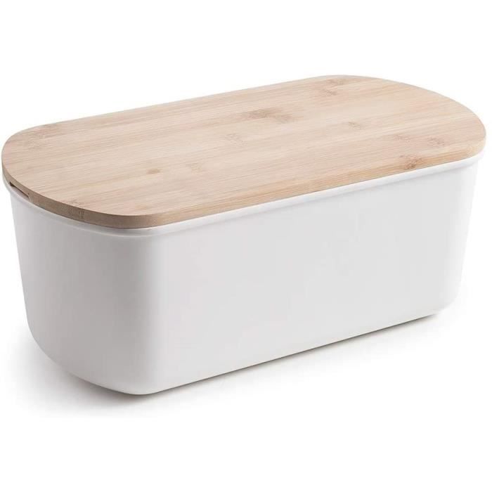 Boîte à Pain Jamie Oliver – Métal émaillé Multicolore, Avec Couvercle Et Planche Bois
