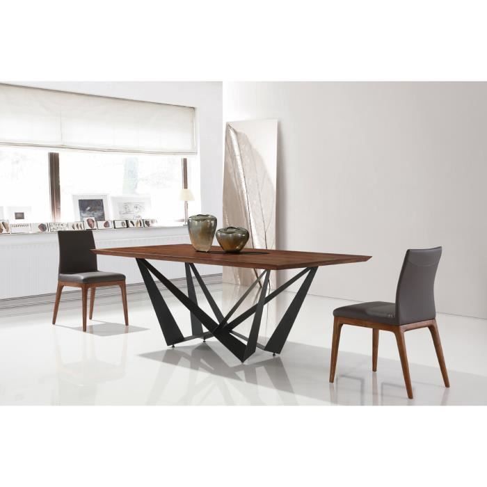 Table à manger rectangulaire design en bois - Factory - DESIGNETSAMAISON