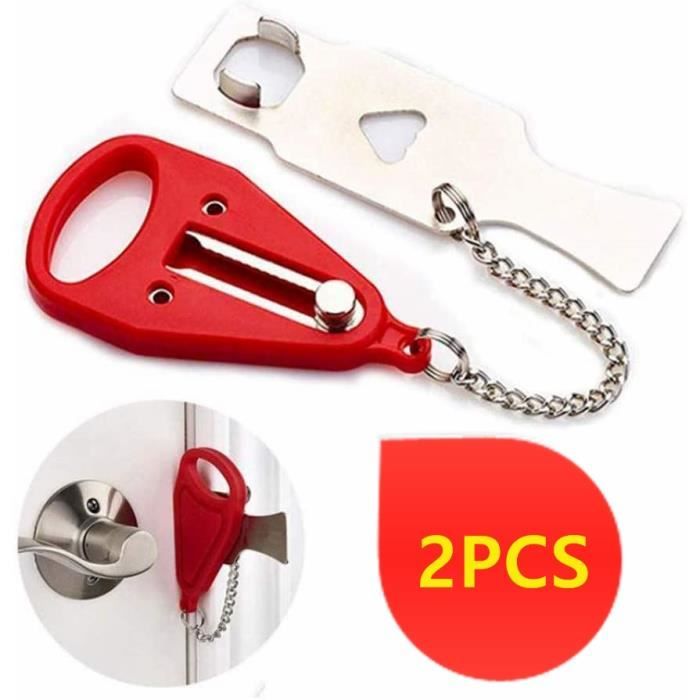 Portable Home Serrure De Porte Matériel outil facile sécurité Sécurité Protection Voyage Hotel Portable Home Serrure De Porte Matériel outil facile sécurité Sécurité Protection Voyage Hotel