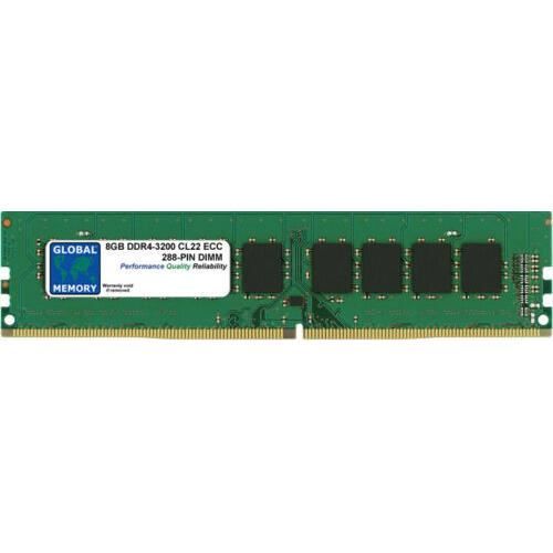 8Go DDR4 3200MHz PC4-25600 288-PIN ECC DIMM (UDIMM) MÉMOIRE RAM