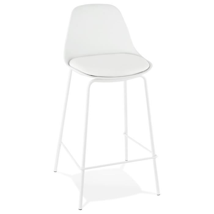 Tabouret Snack Blanc Achat Vente Pas Cher