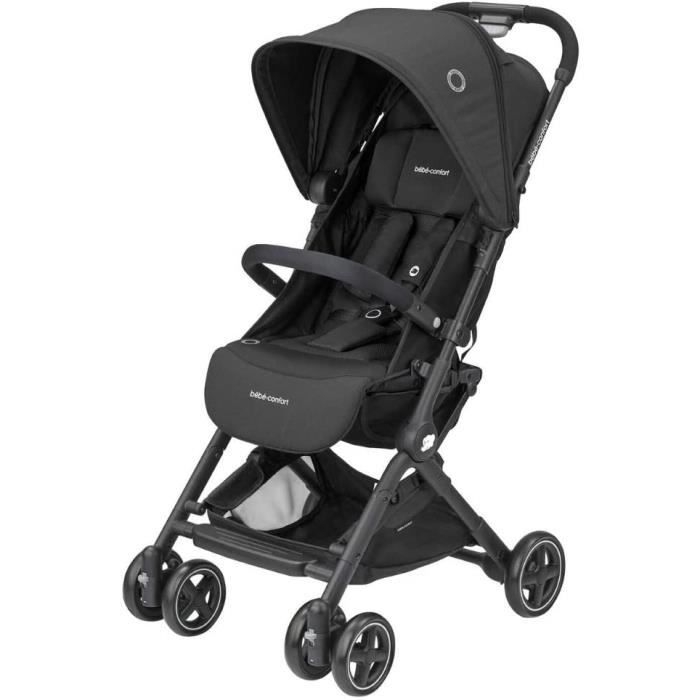 Bébé Confort Lara, Poussette canne Ultra compacte, De la naissance à 3,5  ans (0-15 kg), Essential Black Noir - Cdiscount Prêt-à-Porter