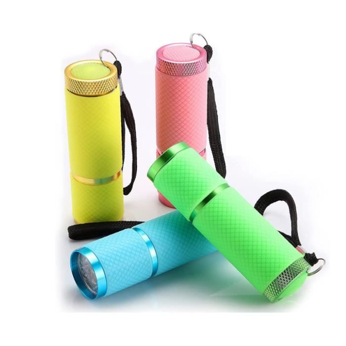 Mini lampe de poche torche à l'aide lumineux idée cadeau utile adulte enfant jeu