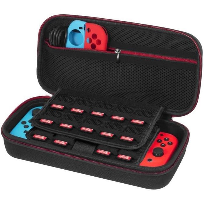 Etui pour Nintendo Switch/Switch OLED -Housse de Transport Rigide Version  Améliorée avec Espace de Stockage Plus Large pour 19 Jeux - Cdiscount  Informatique