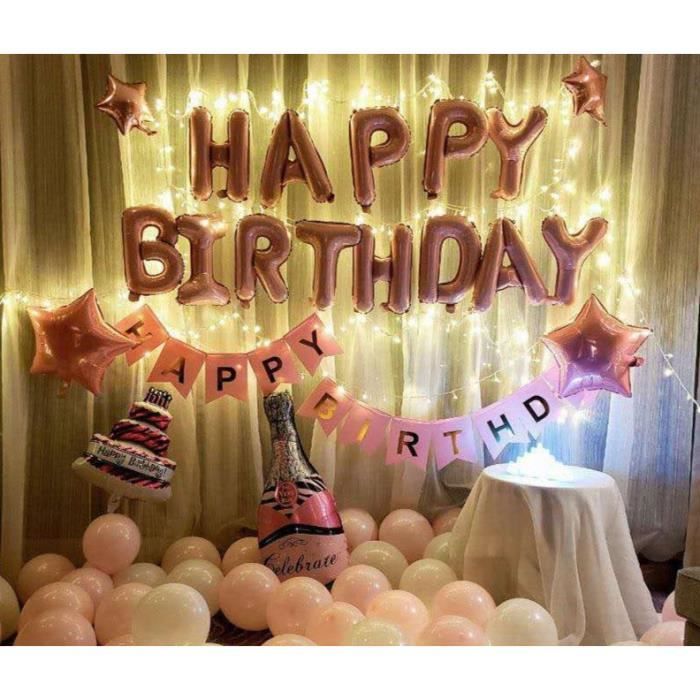 Decoration De Ballons D Anniversaire Romantique Rose 47 Ballons Trois Outils De Fete Ensemble De Banniere De Sirene Rose Cdiscount Maison Decoration De Ballons D Anniversaire Romantique Rose 47 Ballons Trois Outils De Fete Ensemble De Banniere De Sirene Rose Cdiscount Maison