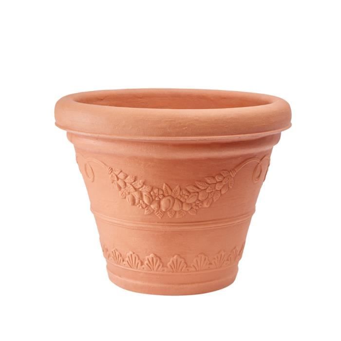 Pot de jardin Campana avec festons ICFB - Garden Italia Vasi - Diamètre 70 cm - 100% recyclable