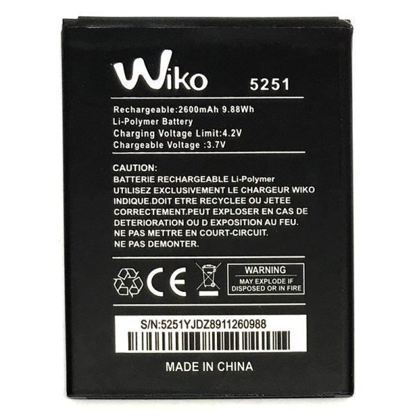 Vvsialeek Wiko 5251 Batterie compatible avec Wiko Pulp 3G 4G Wiko Robby avec kit doutils 2500 mAh 